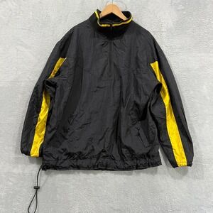 Vintage Winner Jacket Mens Large Windbreaker Color Block Y2K Half Zip Streetwear